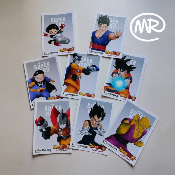 Tarjetas Postales 13×18 Dragon Ball Super Hero