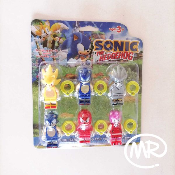 Lego Compatible Set Sonic 6 figuras
