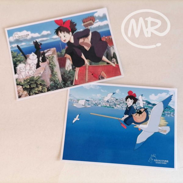 Papelería – Tarjetas Postales 13×18 Ghibli – Kiki’s Delivery Service