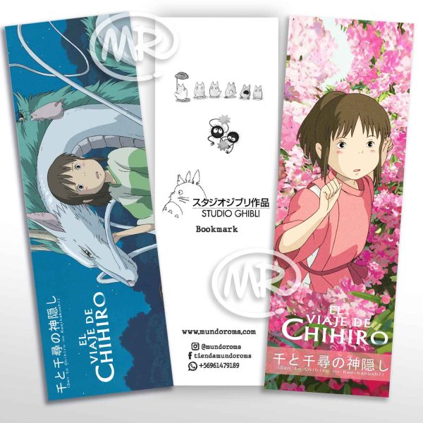 Papelería – Set 2 bookmarks Studio Ghibli