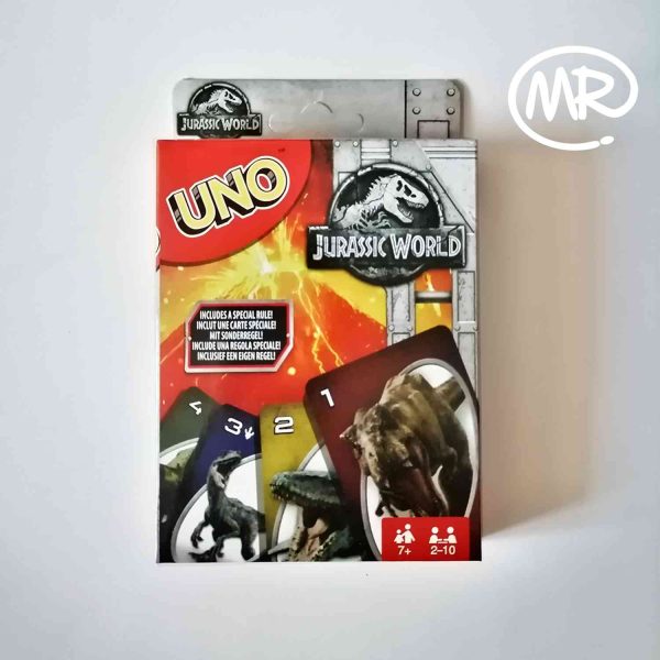 3. Juego cartas UNO – Jurassic World