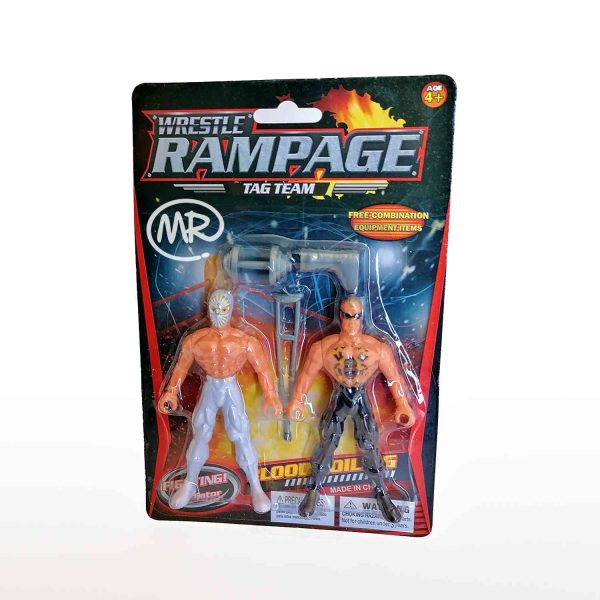 Figuras Lucha Libre Wrestle Rampage TAG Team 2