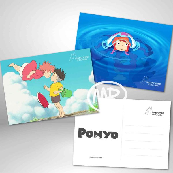 Papelería – Tarjetas Postales 13×18 Ghibli – Ponyo