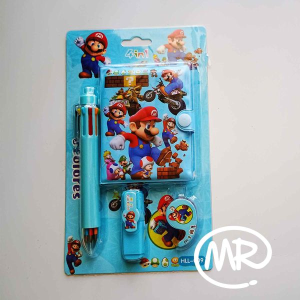 Papelería – Set 1 Libreta Super Mario