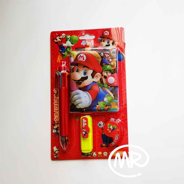 Papelería – Set 2 Libreta Super Mario
