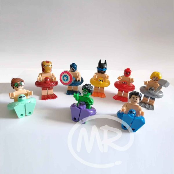 Lego Compatible Set Super Heroes Summer 8 figuras