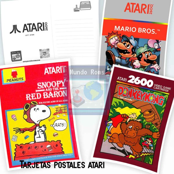 Tarjetas Postales – Videojuegos- Atari 2600