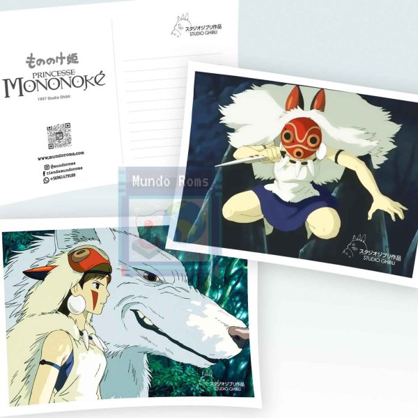 Tarjetas Postales – Ghibli – Mononoke